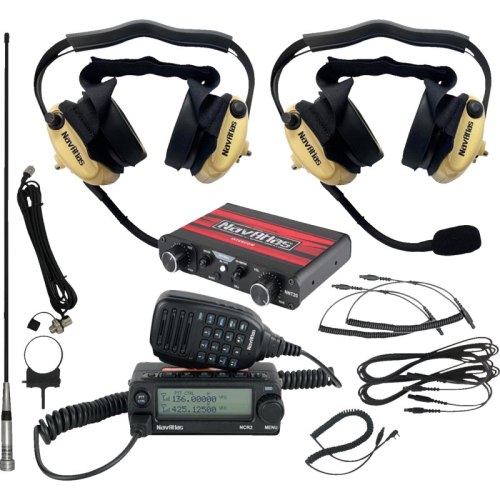NavAtlas - NavAtlas Wide Kit with Behind the Head Headset - Two Premium Headsets - Beige - NI2RBHBE2