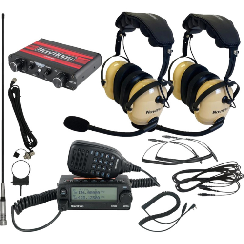 NavAtlas - NavAtlas Wide Kit with Over the Head Headset - Two Premium Headsets - Beige - NI2ROHBE2