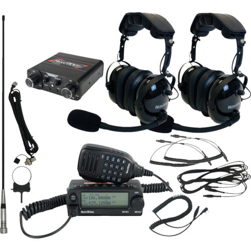 NavAtlas - NavAtlas Compact Kit with Over the Head Headset - Two Premium Headsets - Black - NIROHBK2