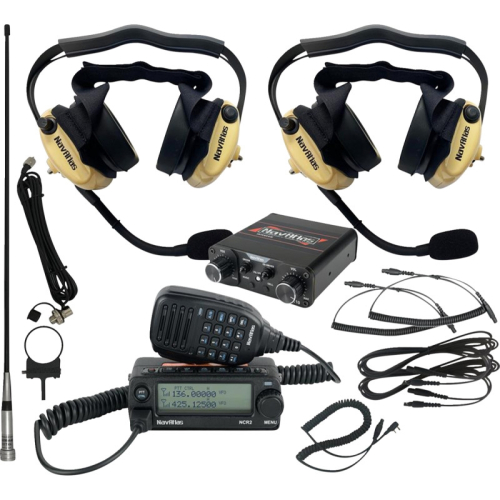 NavAtlas - NavAtlas Compact Kit with Behind the Headset - Two Premium Headsets - Beige - NIRBHBE2