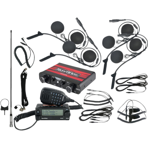 NavAtlas - NavAtlas Wide Kit with In-Helmet Headset - Four Headsets - NI2RIH4
