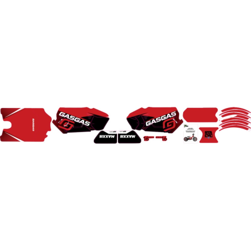 DCOR - DCOR Graphic Kit for 16in. Stacyc E-Drive Brushless - Gas Gas - 10-80-209B