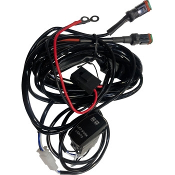 Bluhm Enterprises - Bluhm Enterprises Rocker Switch Wiring Harness - 2 Outputs - BL-WHHDR2