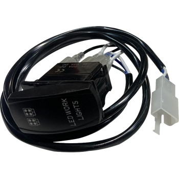 Bluhm Enterprises - Bluhm Enterprises Wiring Harness Rocker Switch - Cable with Connector - Two Cube Lights Graphic - BL-WHSW2