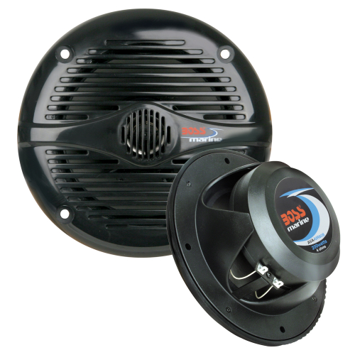 Boss Audio - Boss Audio MR50B 5.25" Round Marine Speakers - (Pair) Black