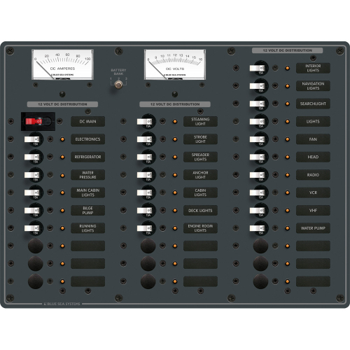 Blue Sea Systems - Blue Sea 8381 DC Main + 32 Positions