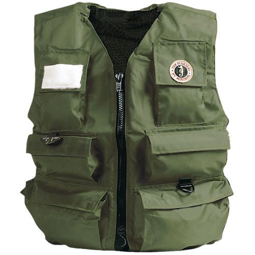 Mustang Survival - Mustang Inflatable Fisherman's Vest - Manual - SM - Olive