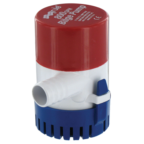 Rule - Rule 800 GPH Round Non-Automatic Bilge Pump - 12V