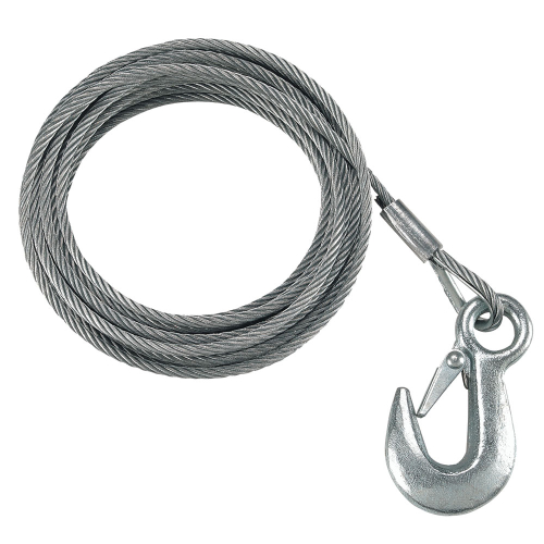 Fulton - Fulton 3/16" x 25' Galvanized Winch Cable - 4,200 lbs. Breaking Strength