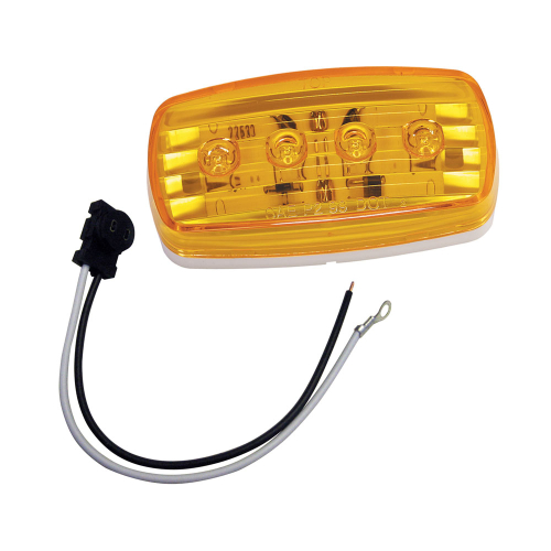 Wesbar - Wesbar LED Clearance/Side Marker Light - Amber #58 w/Pigtail