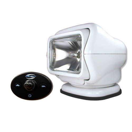 Golight - Golight Stryker Searchlight 12V w/Wired Dash Control w/20' Wire Harness - White