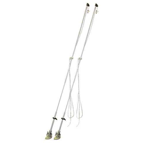 Dock Edge - Dock Edge Premium Mooring Whip 2PC 14&#39; 10,000lbs Up To 28&#39;