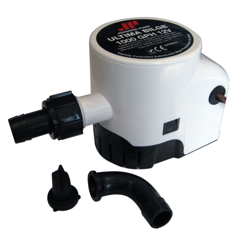 Johnson Pump - Johnson Pump Ultima Bilge 1000 GPH 3/4" Hose Dura Port