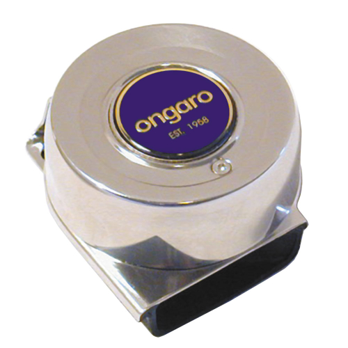 Schmitt & Ongaro Marine - Schmitt &amp; Ongaro All-Stainless Mini Compact Single Horn - 12V