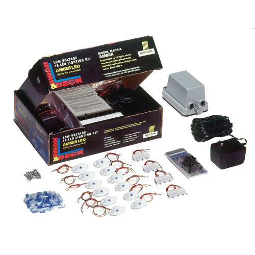 Innovative Lighting - Innovative Lighting Deck & Dock LED Kit - Blue LED/White Housing