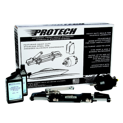 Uflex USA - UFlex PROTECH 3 Front Mount Outboard Hydraulic System - No Hoses Included