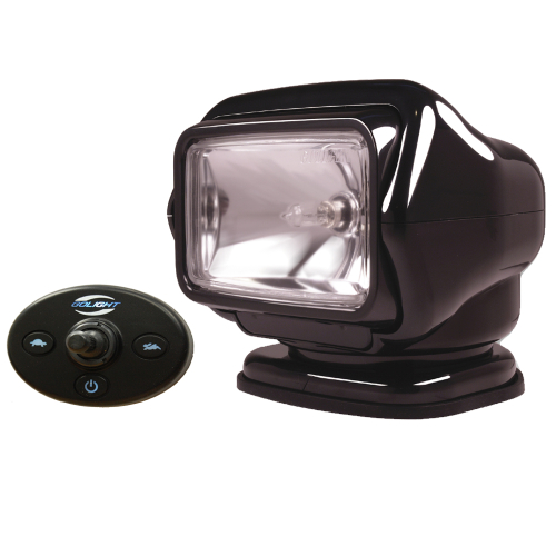 Golight - Golight Stryker Searchlight 12V w/Wired Dash Control & 20' Wire Harness - Black