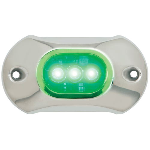 Attwood Marine - Attwood Light Armor Underwater LED Light - 3 LEDs  - Green