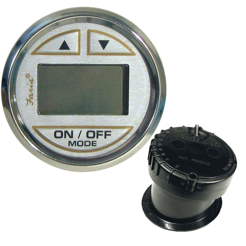 Faria Beede Instruments - Faria Kronos 2" Depth Sounder w/In-Hull Transducer