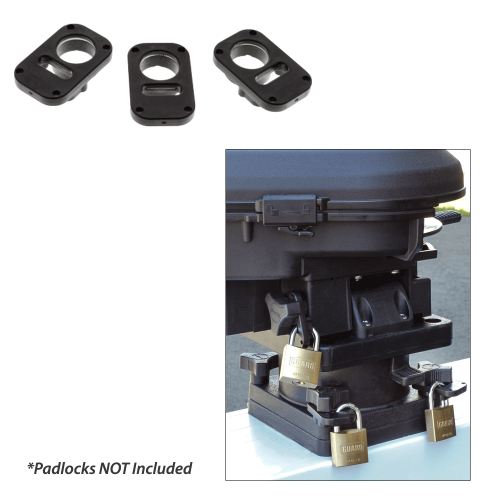 Scotty - Scotty 3134 Downrigger Security System 3-Piece Locking Plates w/o Padlocks