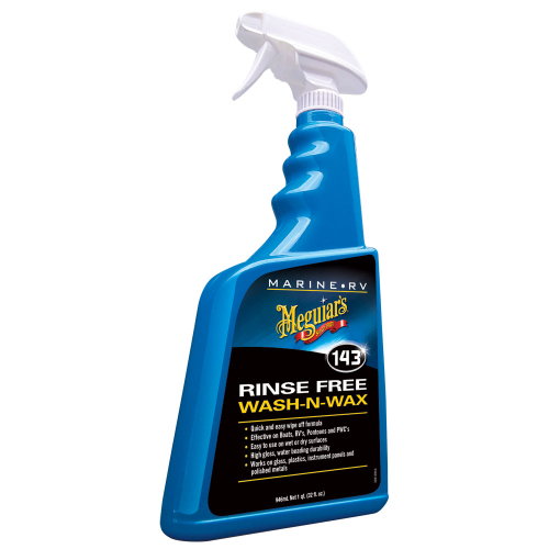 Meguiar's - Meguiar's #143 Boat/RV Rinse Free Wash-N-Wax - 32oz