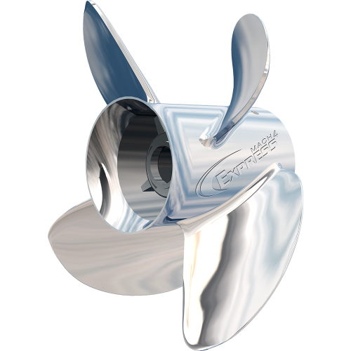 Turning Point Propellers - Turning Point Express&reg; Mach4&trade; - Left Hand - Stainless Steel Propeller - EX-1417-4L - 4-Blade - 14.5" x 17 Pitch