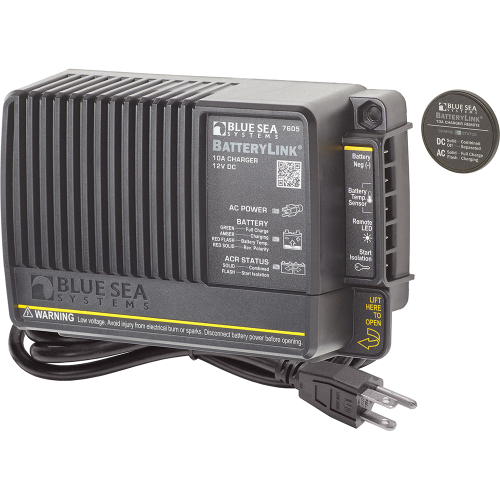 Blue Sea Systems - Blue Sea 7605 BatteryLink&reg; Charger - 10Amp - 2-Bank