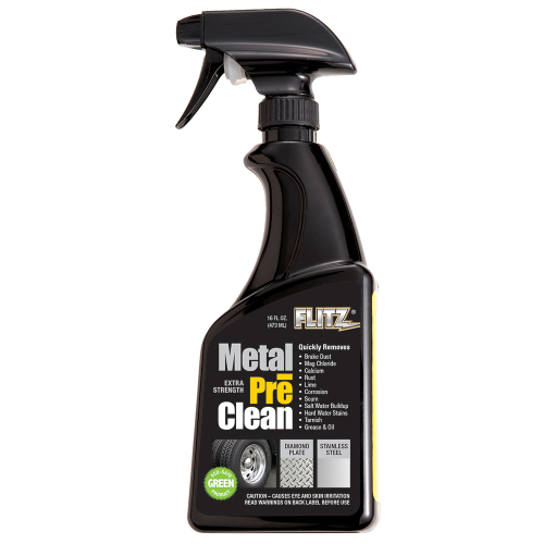 Flitz - Flitz Metal Pre-Clean - All Metals Icluding Stainless Steel - 16oz Spray Bottle