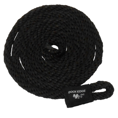 Dock Edge - Dock Edge Fender Line - 3/8" x 5' - Black - 2-Pack