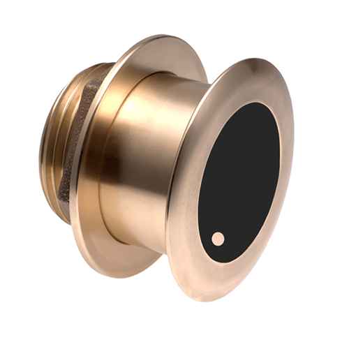 Airmar - Airmar B164 Bronze Thru-Hull Transducer w/Humminbird  - 14-Pin Plug - 0&deg;