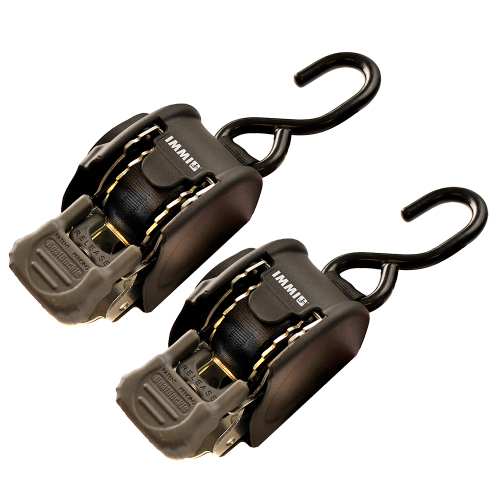 BoatBuckle - BoatBuckle Retractable Transom Tie-Down System - 1" x 72"
