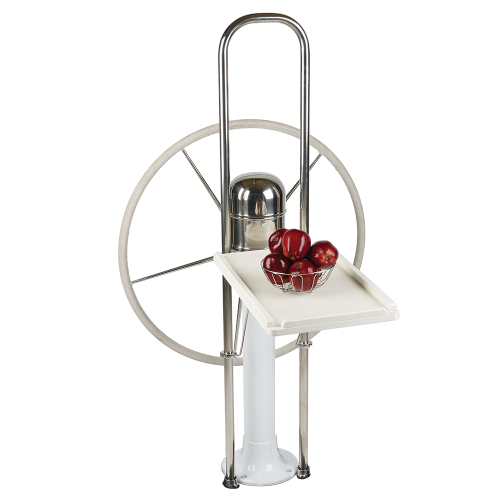 Edson Marine - Edson White Poly Fold Down Luncheon Table - Edson 9-1/2" Guard 1" to 1-1/8"