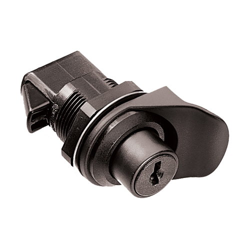 Southco - Southco Keylocking Flush/Knob Latch - Black Plastic