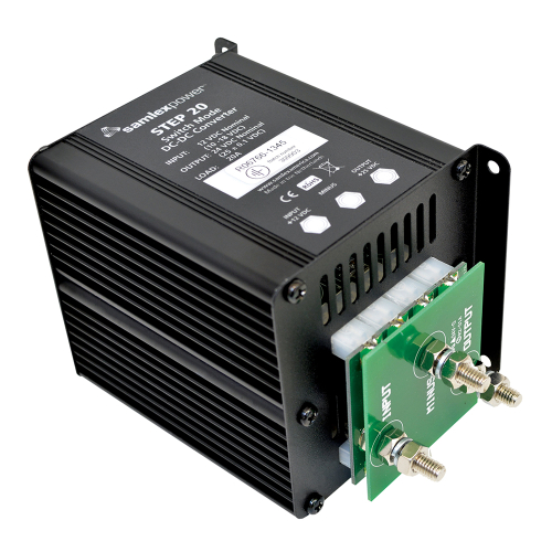 Samlex America - Samlex Step-Up DC-DC Converter - 20A - 9-18V Input - 24V Output