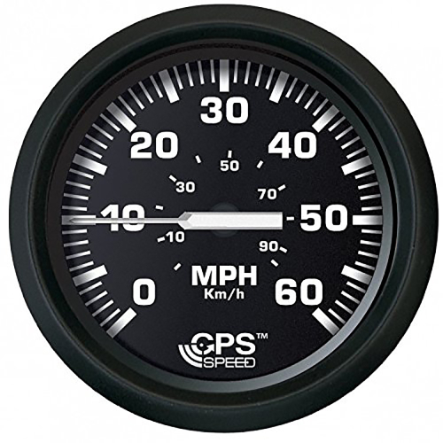Faria Beede Instruments - Faria Euro Black 4" Speedometer 60MPH (GPS)