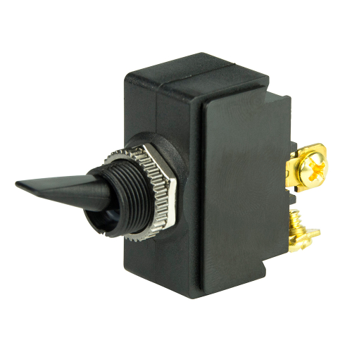 BEP Marine - BEP SPST Nylon Toggle Switch - 12V - #6-32 Terminal - ON/OFF