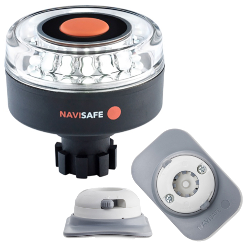 Navisafe - Navisafe Navilight 360&deg; 2NM w/Navibolt Base &amp; RIB Mount - White