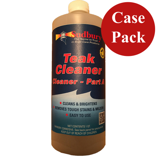 Sudbury - Sudbury Sudbury Teak Cleaner Part A - Quart - *Case of 12*