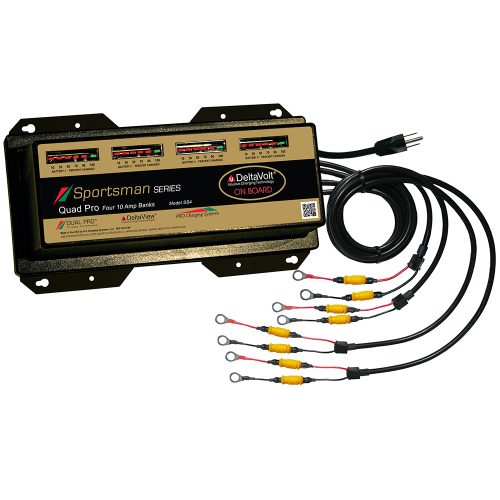 Dual Pro - Dual Pro Sportsman Series Battery Charger - 40A - 4-10A-Banks - 12V-48V