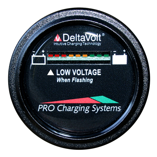 Dual Pro - Dual Pro Battery Fuel Gauge - DeltaView&reg; Link Compatible - 12V System (1-12V Battery, 2-6V Batteries)