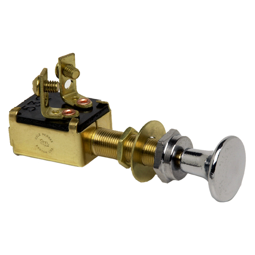 Cole Hersee - Cole Hersee Push Pull Switch SPST Off-On 2 Screw