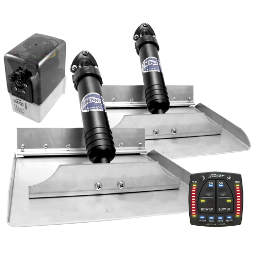 Bennett Marine - Bennett 129ATP Hydraulic Trim Tab Complete Kit w/Auto Trim Pro