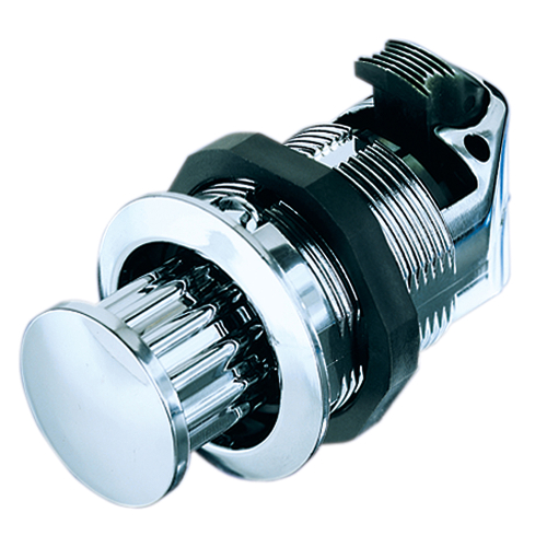 Southco - Southco Pop-Out Knob Latch Plastic Chrome Plated Fixed Grip Threaded Body .05-.75