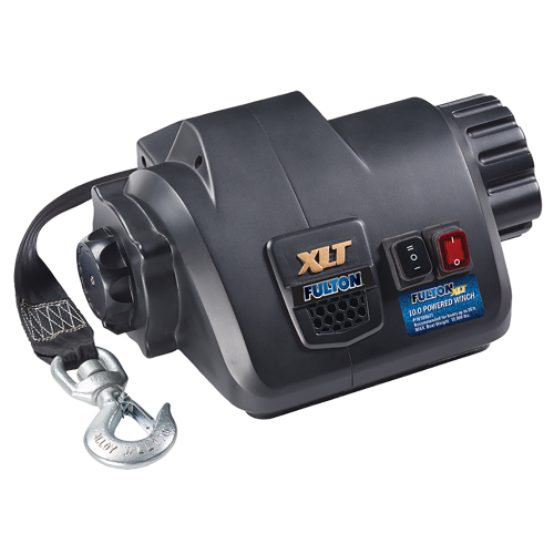 Fulton - Fulton XLT 10.0 Powered Marine Winch w/Remote f/Boats up to 26&#39;