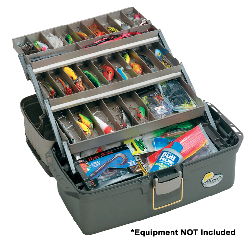 Plano - Plano Guide Series&trade; Tray Tackle Box - Graphite/Sandstone