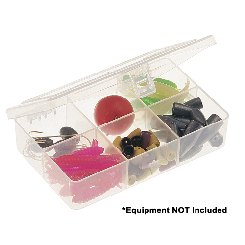 Plano - Plano Six-Compartment Tackle Organizer - Clear