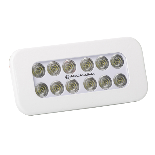 Aqualuma LED Lighting - Aqualuma Flush Mount Spreader Light 12 LED - White Bezel