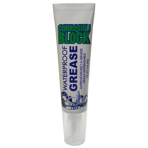 Corrosion Block - Corrosion Block High Performance Waterproof Grease - 2oz Tube - Non-Hazmat, Non-Flammable &amp; Non-Toxic