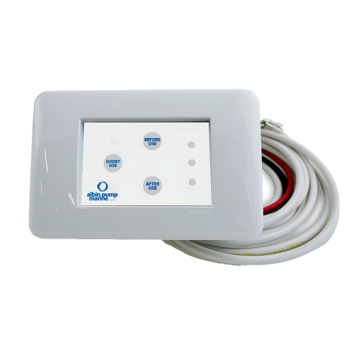 Albin Pump Marine - Albin Pump Marine Digital Control Panel Silent Electric Toilet