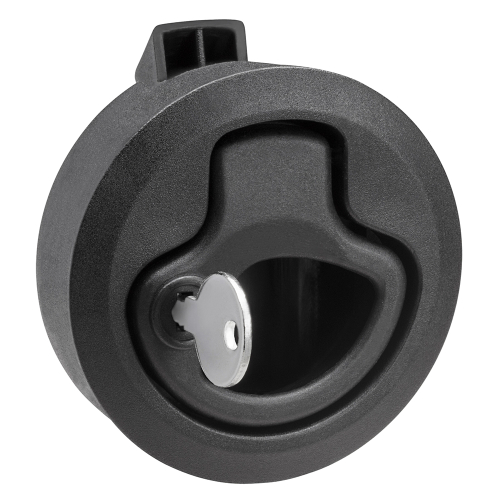 Whitecap - Whitecap Compression Handle Stainless Steel/Black Nylon Locking - 1/4 Turn